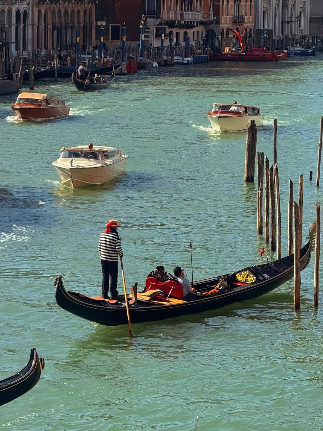 Travel moment by the coast.